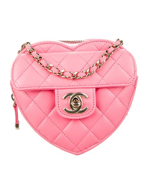 chanel bag with heart|Chanel heart bag 2022.